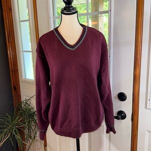 Vintage Woolrich V Neck Knit Sweater
